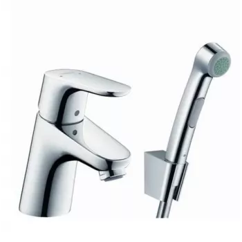 Hansgrohe Focus E2 maišytuvas juodos plaukų spalvos