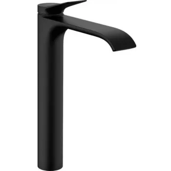 Hansgrohe Vivenis Vienos Svirtelės Praustuvo Maišytuvas 250 Matinė Juoda Su Ištraukiamu Nutekėjimo Kamščiu