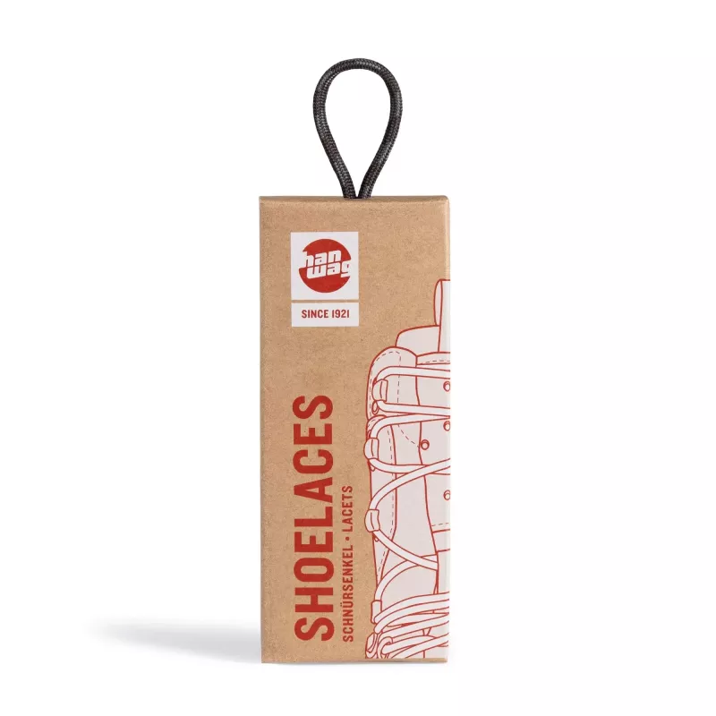 Hanwag Recycled Polyester Shoelaces Mocca/Asphalt