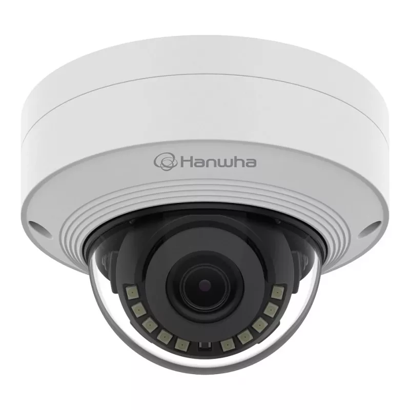 HANWHA QNV-C9011R 8MP IR tinklo kupolinė kamera, 3,0 mm, AI, H.265, PoE, IP66, IK10