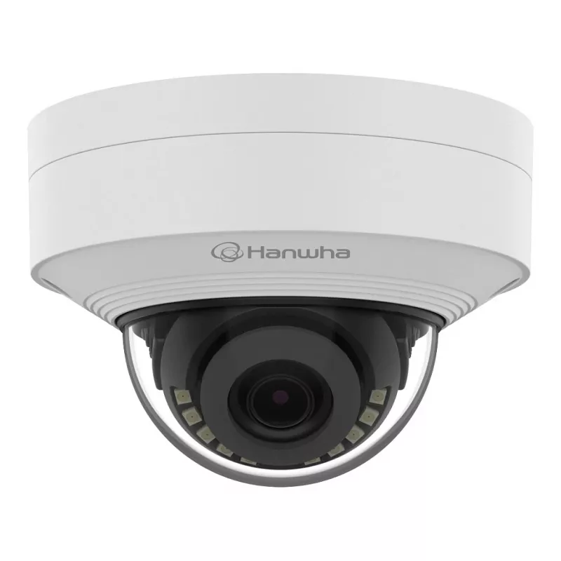 HANWHA QNV-C9011R 8MP IR tinklo kupolinė kamera, 3,0 mm, AI, H.265, PoE, IP66, IK10