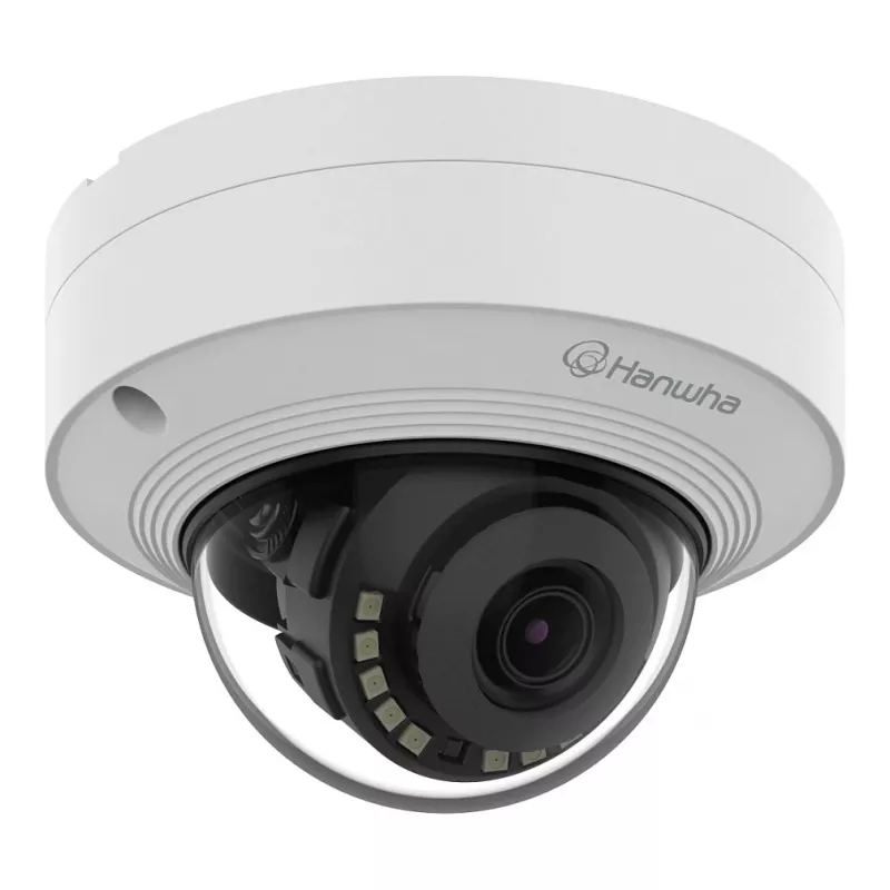 HANWHA QNV-C9011R 8MP IR tinklo kupolinė kamera, 3,0 mm, AI, H.265, PoE, IP66, IK10