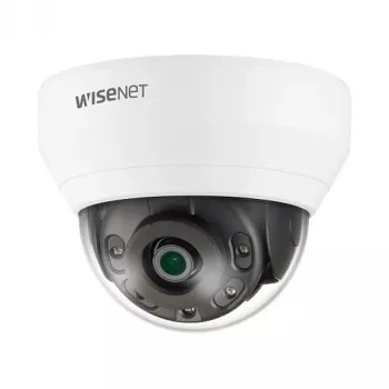 HANWHA VISION QND-6012R1 2MP Vidinė fiksuoto objektyvo kupolinė IP kamera su 2,8 mm objektyvu, IR, WDR, PoE