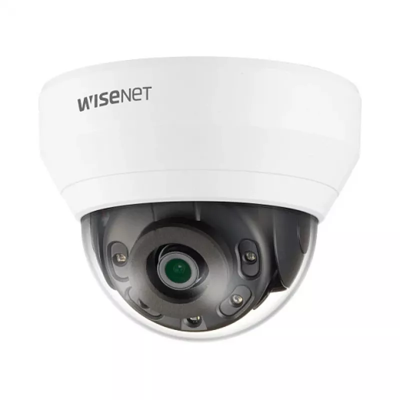 HANWHA VISION QND-6012R1 2MP Vidinė fiksuoto objektyvo kupolinė IP kamera su 2,8 mm objektyvu, IR, WDR, PoE