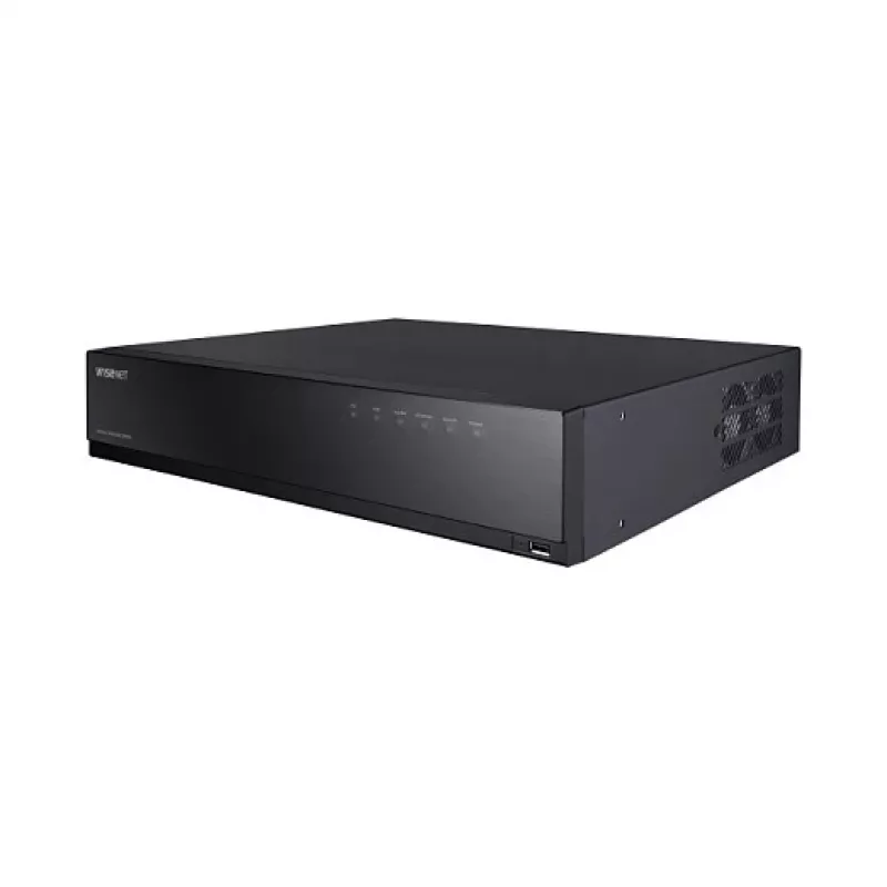 HANWHA WISENET HRX-1635 16 kanalų hibridinis vaizdo registratorius, 4K HDMI, 40TB talpa, H.265