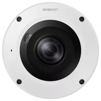 Hanwha XNF-9013RV 12MP lauko „fisheye“ IP kamera su PoE, IR, IP66, IK10
