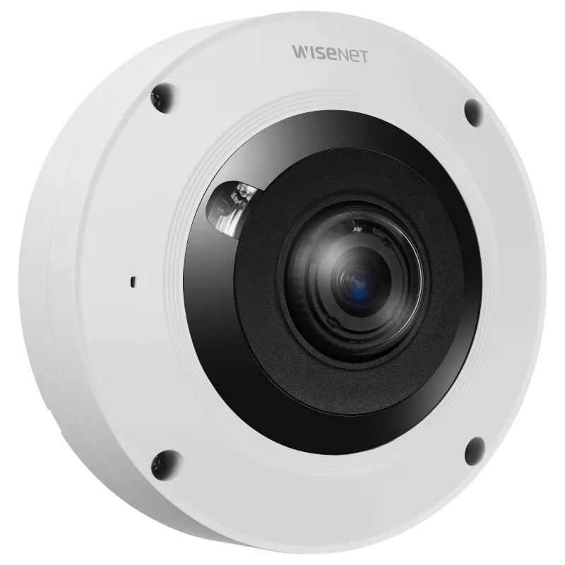 Hanwha XNF-9013RV 12MP lauko „fisheye“ IP kamera su PoE, IR, IP66, IK10