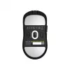 Hator Quasar 3S Pro belaidė žaidimų pelė, juoda, 26000 DPI, optinė, 2,4 GHz, USB-C, dešinei rankai, RGB