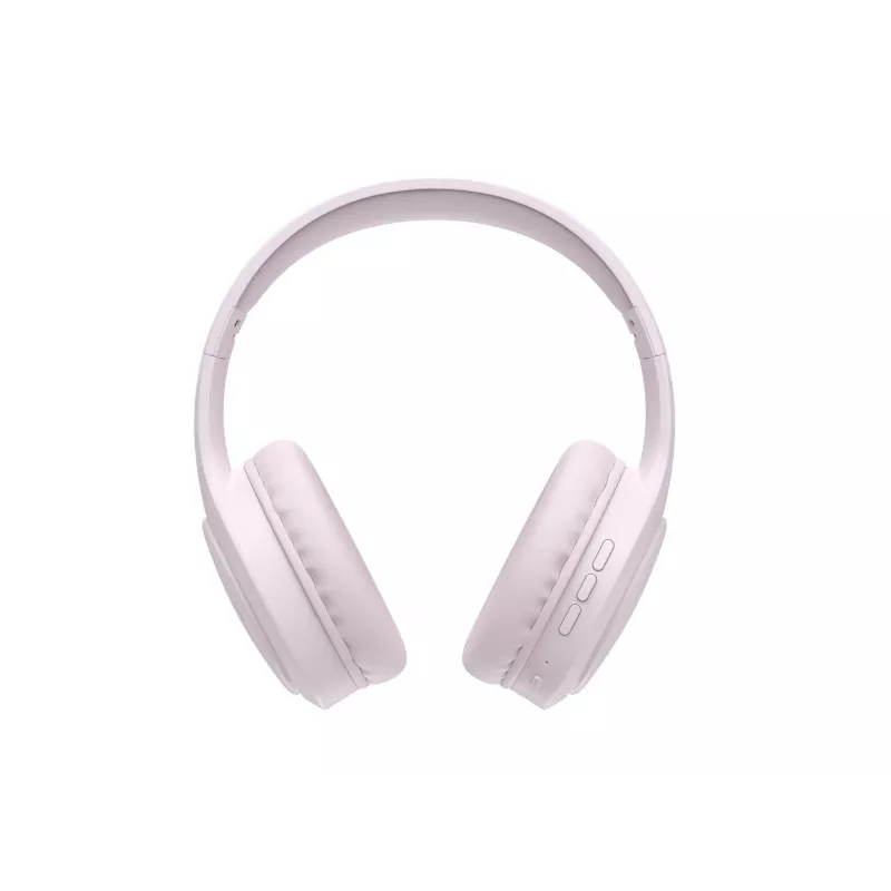 HAV H633BT belaidės ausinės per ausis su Bluetooth 5.3, 30 valandų baterija, sulankstomu dizainu, įmontuotu mikrofonu, TF kortelės palaikymu – rožinės spalvos