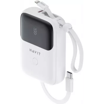 Havit PB5215 išorinė baterija 10000 mAh balta