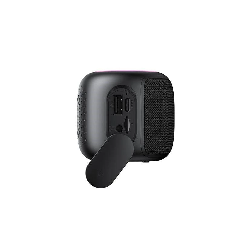 HAVIT SK809BT nešiojamas Bluetooth 5.0 garsiakalbis 5W IPX5 atsparus vandeniui TWS USB-C AUX MicroSD juodas
