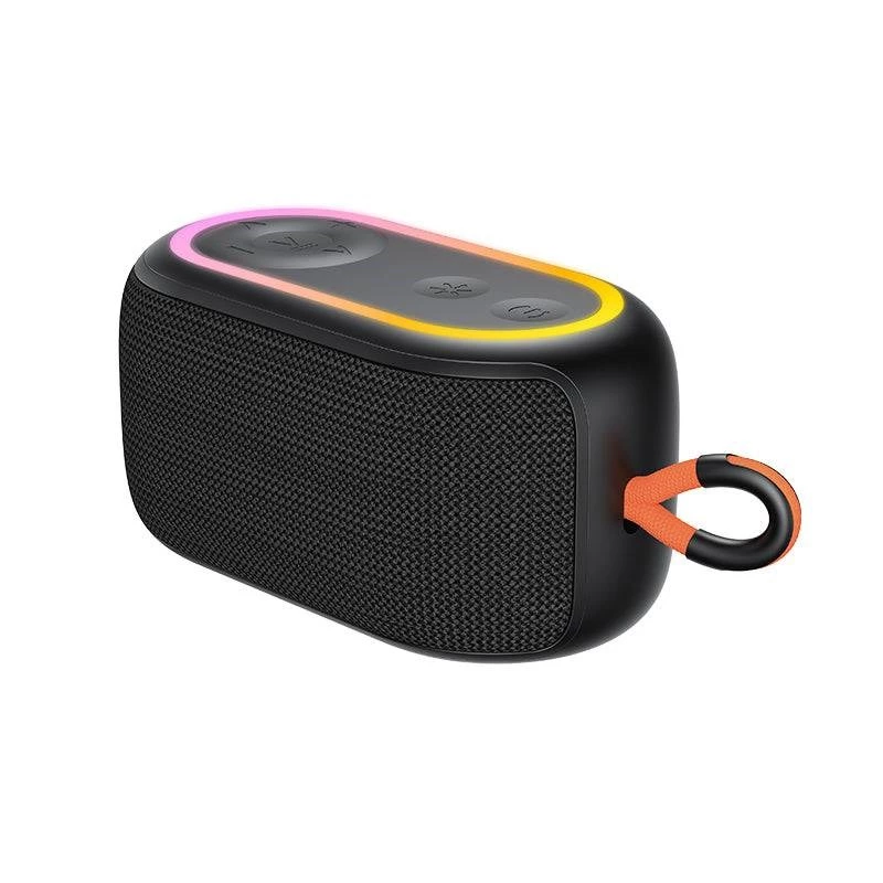 HAVIT SK809BT nešiojamas Bluetooth 5.0 garsiakalbis 5W IPX5 atsparus vandeniui TWS USB-C AUX MicroSD juodas