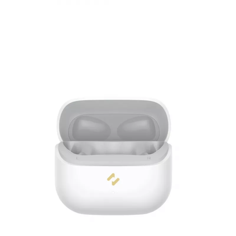 HAVIT TW982 True Wireless Stereo ausinės su Bluetooth 5.3, jutikliniais valdikliais, IPX4 atsparumu vandeniui ir įkrovimo dėklu – baltos
