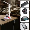 Hawk HWDL001WH LED stalinė lempa balta, 7W jutiklinis reguliavimas, 3 spalvų temperatūros, USB įkrovimo prievadas