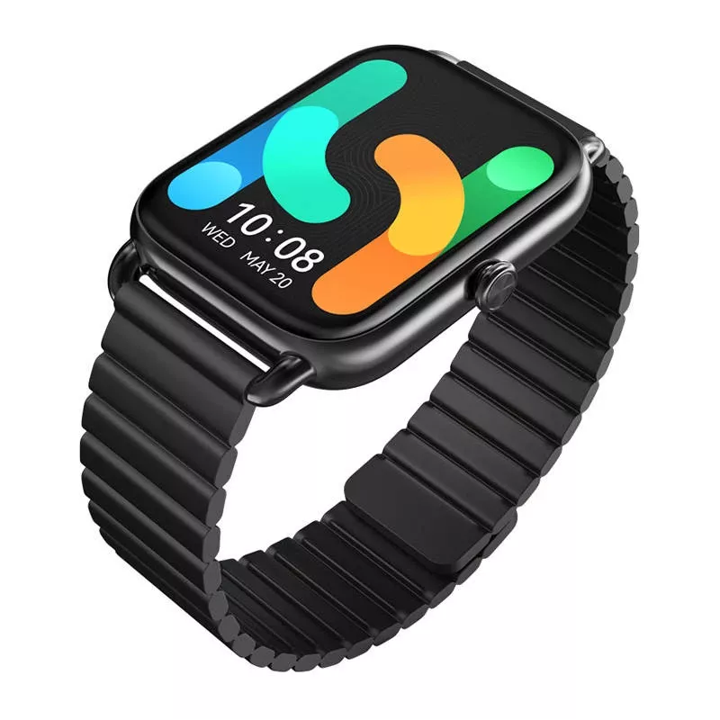 HAYLOU RS4 Plus Smartwatch Black – 1.78 colio AMOLED, IP68, širdies ritmo ir SpO2 matavimas, 10 dienų baterija