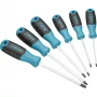 HAZET 811T/6 Dirbtuvių atsuktuvų rinkinys 6 dalių vidinis TORX (TX10-TX30)
