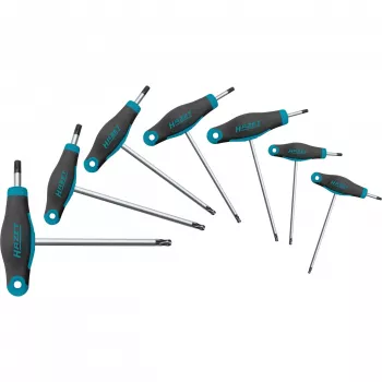 HAZET 829KKT/7 T-profilio Torx atsuktuvų rinkinys, 7 dalių (T10-T40)