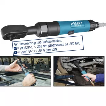 HAZET 9022P-1 Pneumatinis veržliaraktis - 1/4 colio - 678 Nm - Juodas/Mėlynas