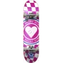 Heart Supply Insignia Check Complete Skateboard 7.75 Pink