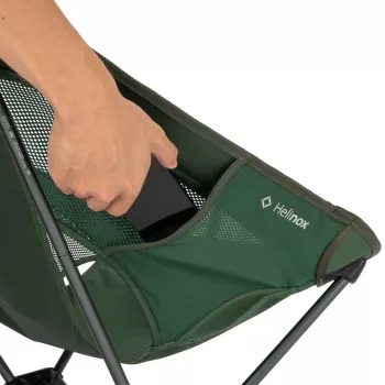 Helinox Chair One (re) sulankstoma kempingo kėdė - miško žalia, perdirbtas 600D poliesteris, DAC aliuminio rėmas, 145 kg talpa