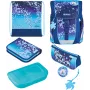 Herlitz FiloActive Plus Blue Ice mokyklinė kuprinė 5 dalių rinkinys
