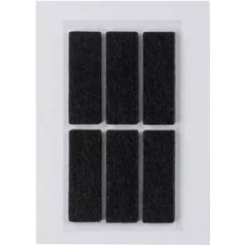 HERMA 15187 lipdukai savaiminio klijavimo stačiakampiai juodi 100 x 150 mm, 6 vnt.