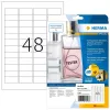 HERMA 8016 skaidrūs blizgūs poliesterio lipdukai A4 45,7 x 21,2 mm 1200 lipdukų