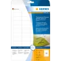 HERMA 8016 skaidrūs blizgūs poliesterio lipdukai A4 45,7 x 21,2 mm 1200 lipdukų