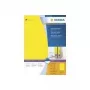 HERMA SuperPrint bylų segtuvų etiketės geltonos 61 x 192 mm 400 etikečių (100 lapų x 4) 4296