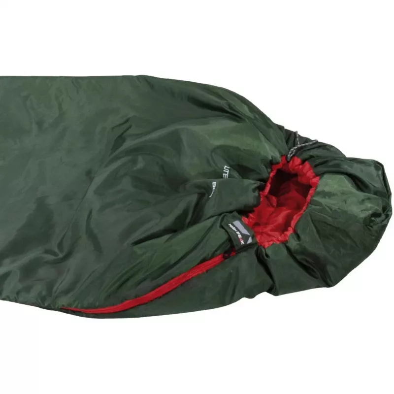 High Peak Lite Pak 800 miegmaišis (žalia/raudona)