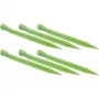 High Peak Plastic Tent Peg Glow Worm, 6 vnt. (šviesiai žalia, 20 cm)