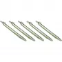 High Peak Steel Tent Peg with Hook, 6 Pieces (24 cm)