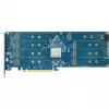 HIGHPOINT Rocket 1608A PCIe Gen5 x16 į 8-M.2 NVMe perjungimo adapterio kortelė