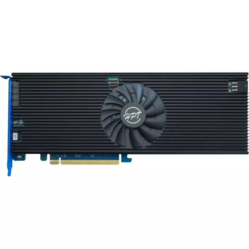 HIGHPOINT Rocket 1608A PCIe Gen5 x16 į 8-M.2 NVMe perjungimo adapterio kortelė
