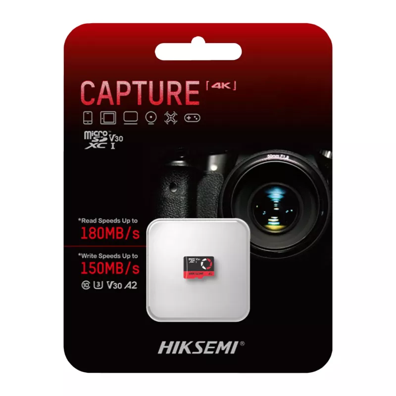 Hiksemi Capture V30 64GB microSDXC atminties kortelė (be adapterio)