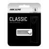HIKSEMI Classic 64GB USB 3.0 Flash Drive, cinko lydinys, be dangtelio, slankioji konstrukcija, sidabrinis