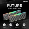 HIKSEMI Future RGB 16GB rinkinys (2x8GB) 3600MHz DDR4 stalinio kompiuterio žaidimų atmintis, juoda