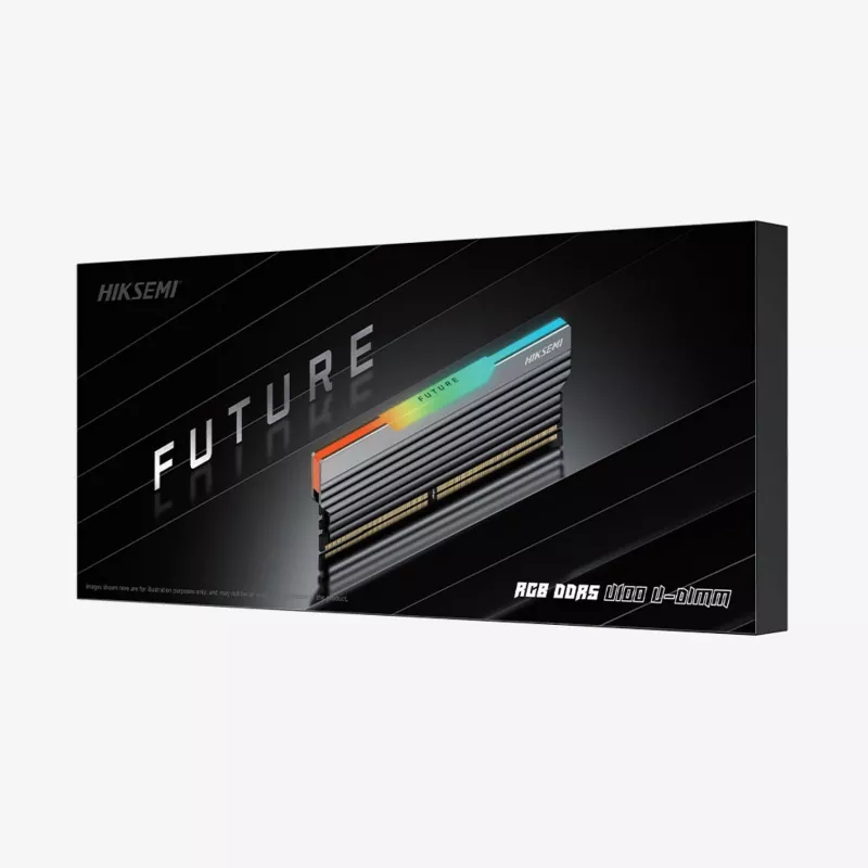 HIKSEMI Future RGB 16GB rinkinys (2x8GB) 3600MHz DDR4 stalinio kompiuterio žaidimų atmintis, juoda