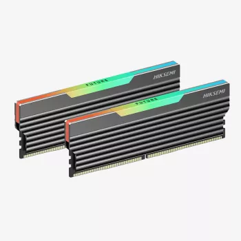 HIKSEMI Future RGB 16GB rinkinys (2x8GB) 3600MHz DDR4 stalinio kompiuterio žaidimų atmintis, juoda