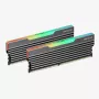 HIKSEMI Future RGB 16GB rinkinys (2x8GB) 3600MHz DDR4 stalinio kompiuterio žaidimų atmintis, juoda