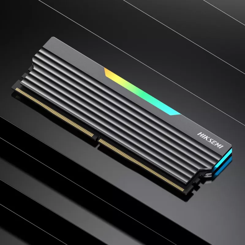 HIKSEMI Future RGB 32GB (2x16GB) 6000MHz DDR5 UDIMM atminties rinkinys, CL30, juoda