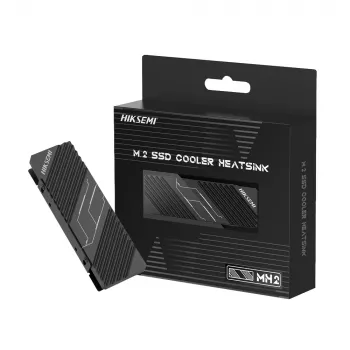 Hiksemi MH2 M.2 NVMe SSD radiatorius, aliuminio lydinio pasyvus aušintuvas su dviem šiluminėmis pagalvėlėmis, įrankiams nereikalingas tvirtinimas, juodos spalvos