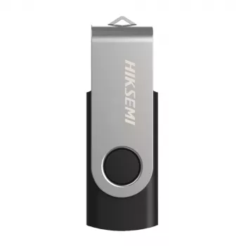 HIKSEMI Rotary Series 32GB USB 3.0 atmintinė, 360° pasukama, cinko lydinys, sidabrinė/juoda