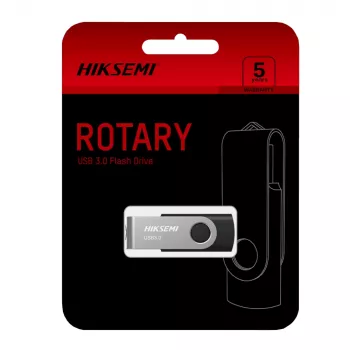 HIKSEMI Rotary Series 64GB USB 3.0 „Flash“ atmintinė – sidabrinė