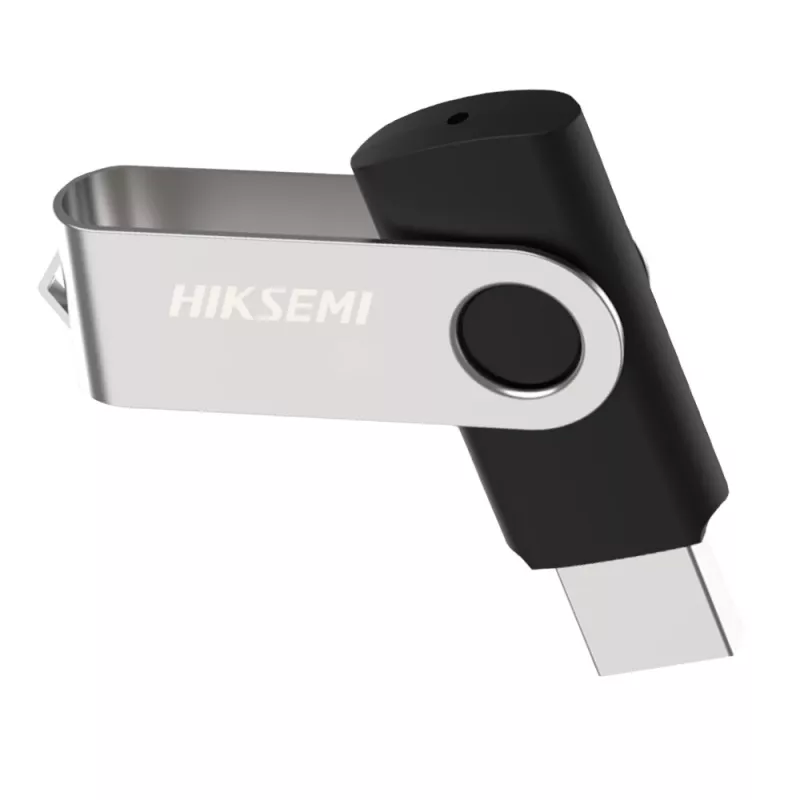 HIKSEMI Rotary Series 64GB USB 3.0 „Flash“ atmintinė – sidabrinė