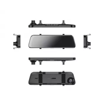 Hikvision AE-DC4928-N6PRO 2K AI vaizdo registratorius su 9,35 colio IPS jutikliniu ekranu, dvigubomis kameromis, veidrodėlio laikikliu, juodos spalvos