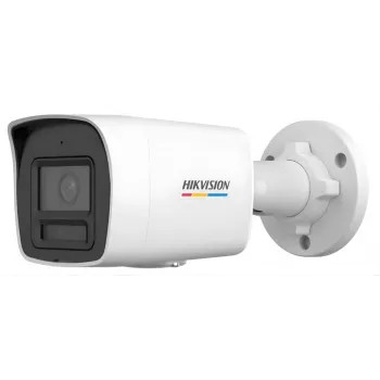 Hikvision DS-2CD1047G3H-LIUF 4MP pilnos spalvos IP cilindrinė kamera su įmontuotu mikrofonu, 2.8mm objektyvas, IP67, PoE