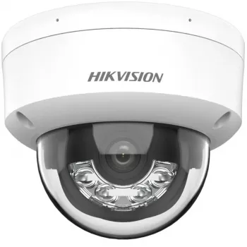 Hikvision DS-2CD1163G2-LIU 6 MP lauko kupolinė IP vaizdo kamera su 2,8 mm objektyvu, ColorVu, 30 m IR ir balta šviesa, PoE