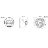 Hikvision DS-2CD1383G2P-LIUF/SL 8 MP išmanioji hibridinė šviesos bokštinė IP kamera su dvipusiu garsu, 2.0mm objektyvas