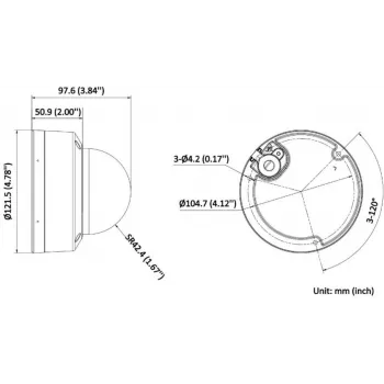Hikvision DS-2CD2183G2-LIS2U(2.8MM)(BLACK)/PL 8MP 4K UHD Smart Hybrid Light AcuSense kupolinė IP kamera